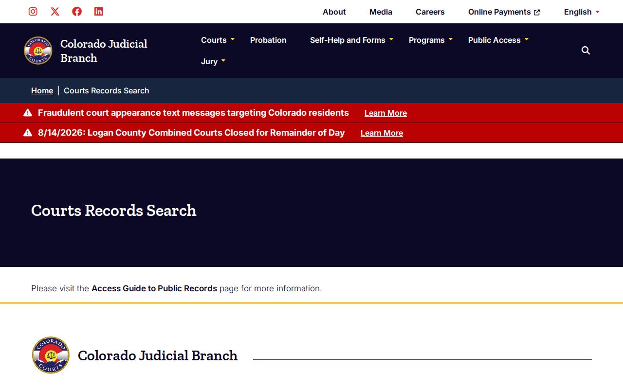 20th Judicial District Boulder County walk-in warrant procedures